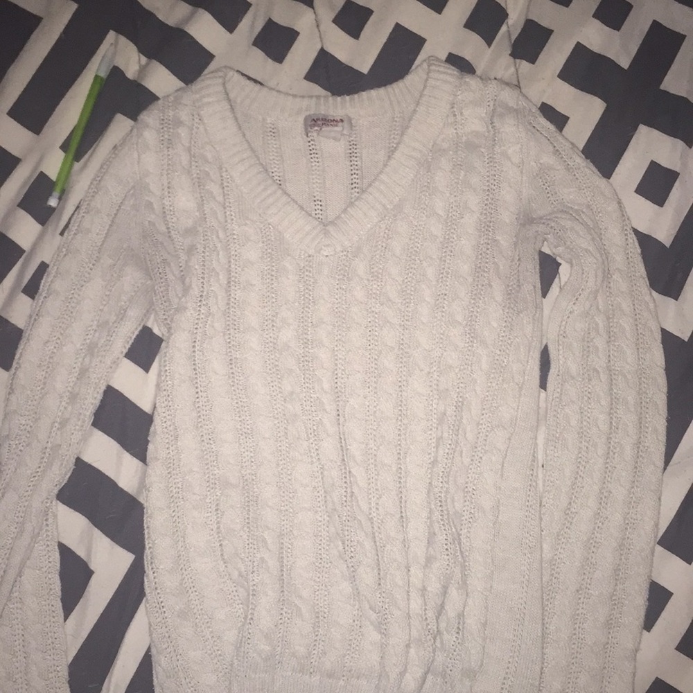 Arizona jeans knit sweater v neck